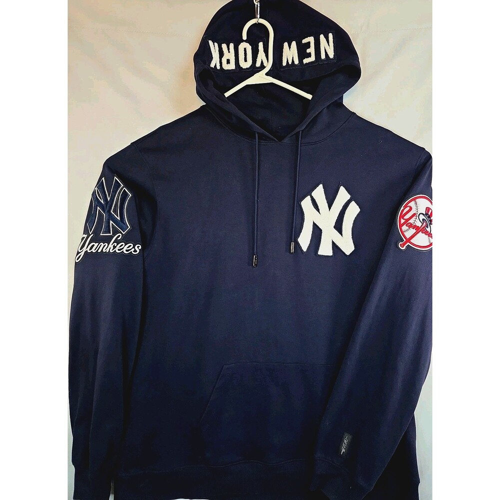 New York Yankees Baseball Navy Pro Standard Embroidered Hoodie Sweatshirt 3XL